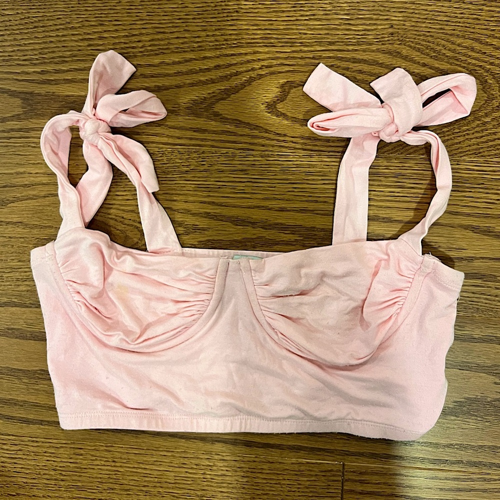 Light Pink Soft Corset Top